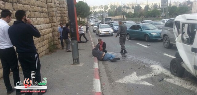 القدس : عملية دهس وانباء عن عدد من المصابين ومقتل منفذه ابراهيم العكاري من شعفاط  